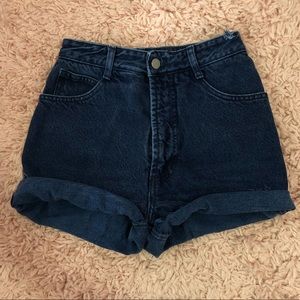 Vintage Bongo High Waisted Denim Shorts